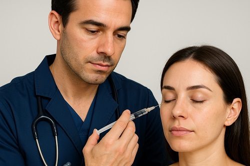 تزریق فیلر زیر چشم برای رفع سیاهی