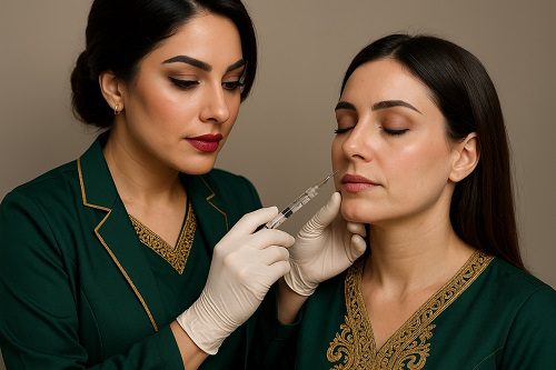 دکتر تزریق فیلر خط خنده در عظیمیه