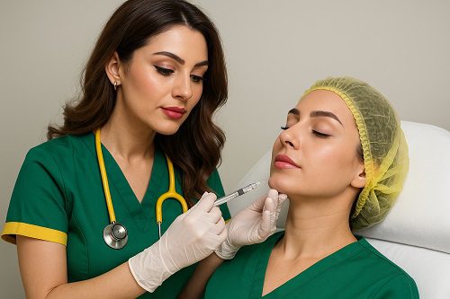 تزریق فیلر چانه طبیعی در کرج