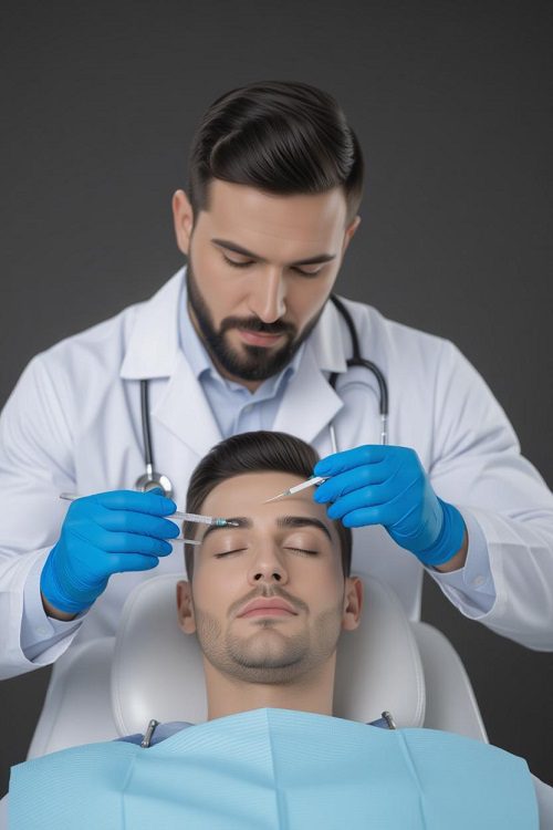 دکتر فیلر پیشانی آقایان در کرج