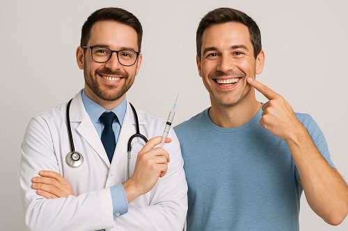 تزریق بوتاکس خط خنده در کرج 