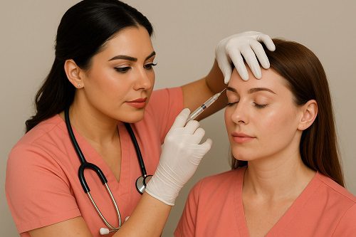 تزریق بوتاکس ابرو در کرج