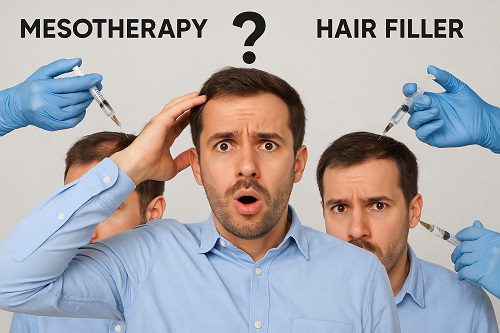 تفاوت مزوتراپی مو با هیر فیلر