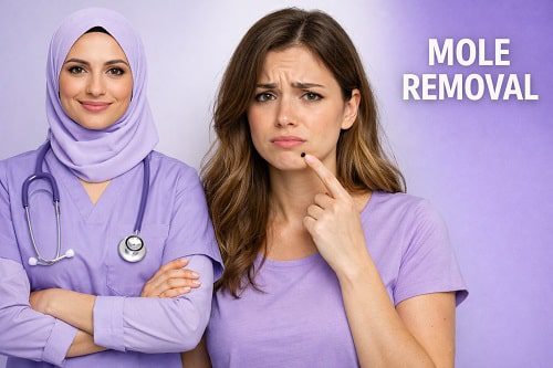برداشتن خال در کرج